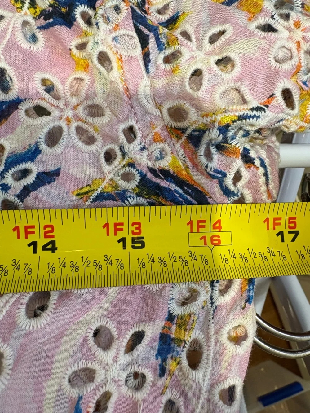 Robert Graham Patterned Eyelet Buttondown - Picture 7 of 7